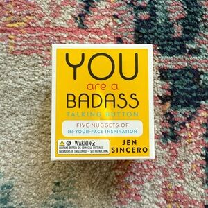 You Are A Badass Talking Button NEW